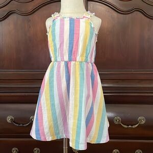 CREWCUTS Pastel Striped Dress Size 3